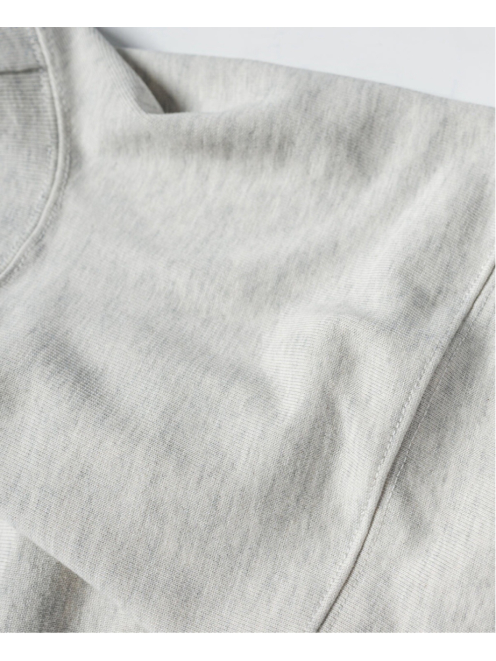 BRONSON Size L 10.6 oz Reverse Weave 100% Cotton T-Shirt Gray 🇺🇸ship S - Picture 5 of 9